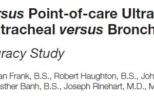 OR-based study of #POCUS for Airway Confirmation